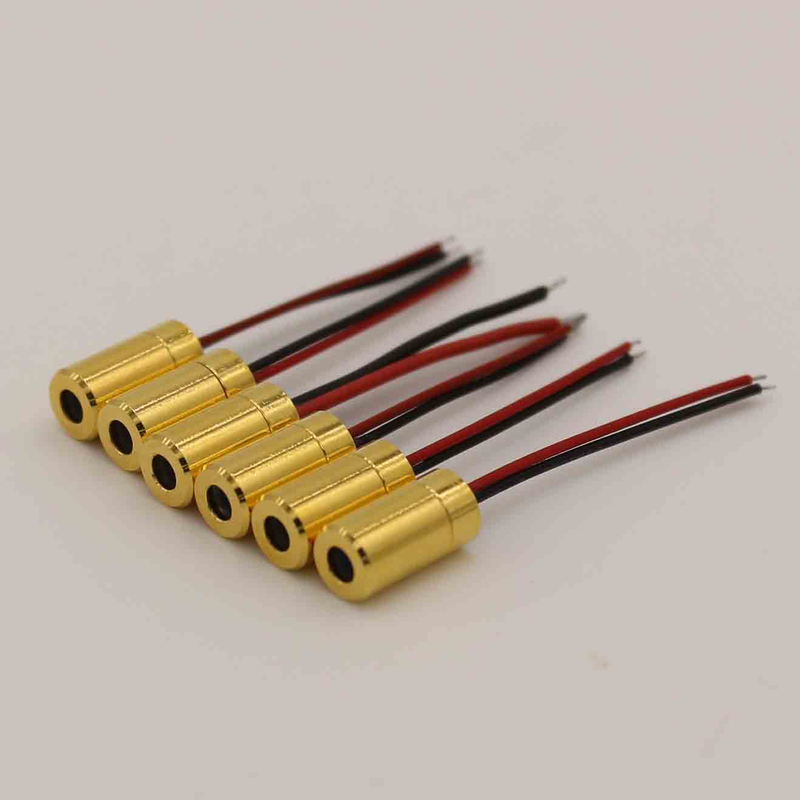 Moduli di diodi laser rossi a bassa potenza 650nm 5mw Modulo laser di classe IIIA per piccoli strumenti laser